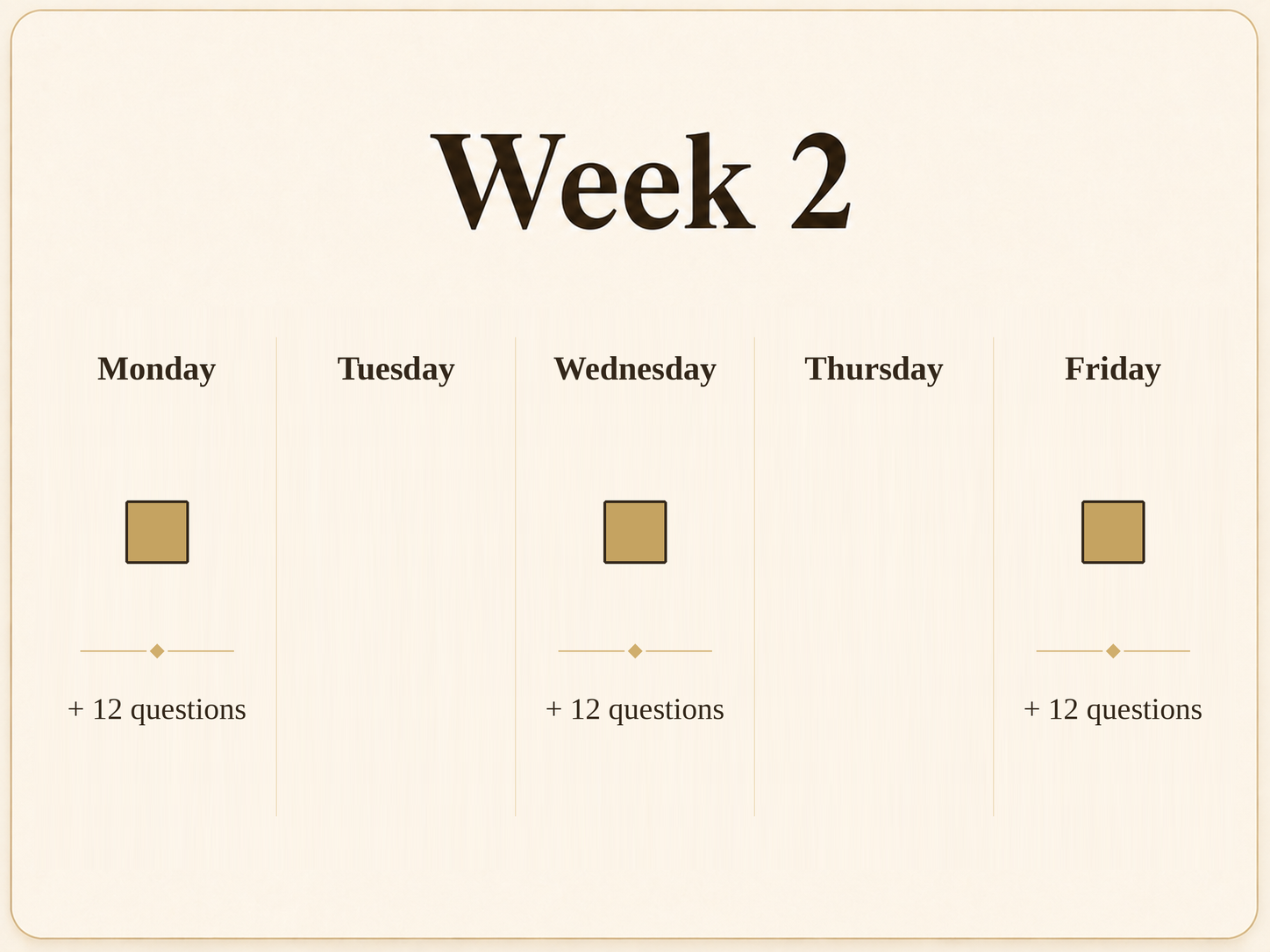Week 2 question-based application