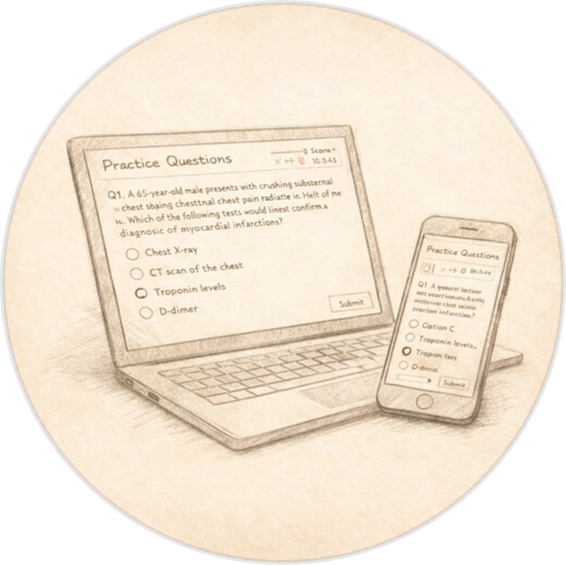 High-quality study resources illustration